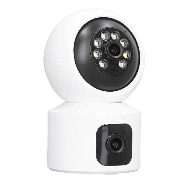 1080P HD Dual Lens Wireless 2.4GHz WiFi Camera Home Security Cameras with Intelligent APP Remote Control, Ideal for Baby Monitor Pet Camera