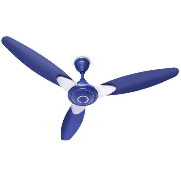 Candes Florence Ceiling Fans for Home 1200mm / 48 inch | BEE 3 Star Rated, High Air Delivery, Noiseless & Energy Efficient | 1+1 Years Warranty | Silver Blue