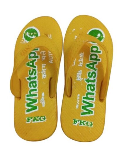 Children Boy's and Girl's Daily Use Casual Comfortable Slipper Chappal,Yellow(No-2)