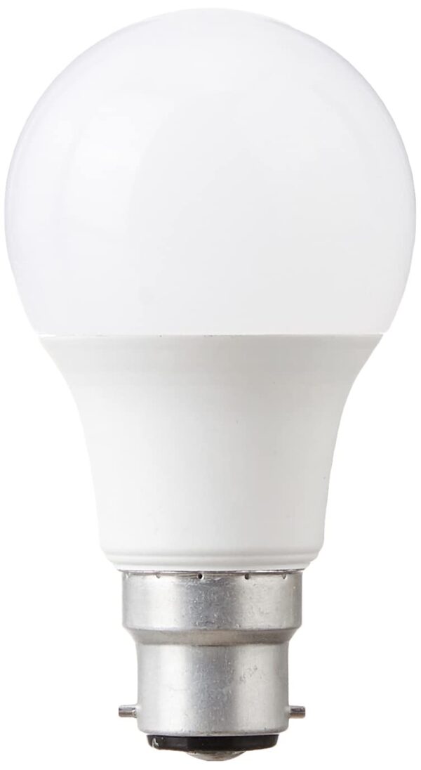 amazon basics - 9W LED Bulb, Cool White (Base B22, Pack of 4)