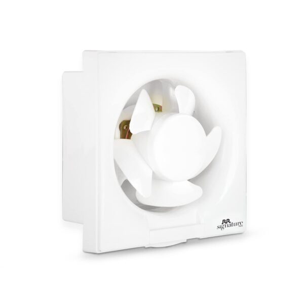 RR Signature Vento Deluxe 150 mm Exhaust Fan For Kitchen, Bathroom with Strong Air Suction, Rust Proof, Anti-Dust Shutters (White) I 3 Year Warranty