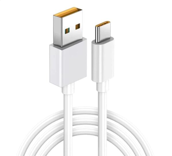 Fast Type-C Usb Cable for Xiaomi Mi 10i 5G, Xiaomi Mi 10 i 5G Type-C USB 3.4 Amp | 25W Fast Charging Cable for Smartphone | Unbreakable Rugged| Quick Charge (QC) Compatible | Made in India | Length 1M | USB Type C 65W Fast Charging 1M/6Ft Long Flash Charge Cable 3A QC 3.0 Data Cable Compatible with Samsung Galaxy S21 S10 S9 S8, iQOO Z3, Vivo, Note 10 9 8, A20e, Moto G7 G8 - White, ZW|11