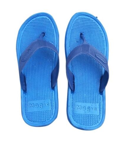 Children Extra Soft Plastic Daily Use FlipFlops & Casual Slipper For Outdoor & Indoor(Blue)-No-2