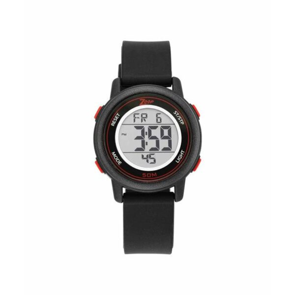 Zoop Digital Gray Dial Unisex-Child Watch-NP16015PP01/NP16015PP01