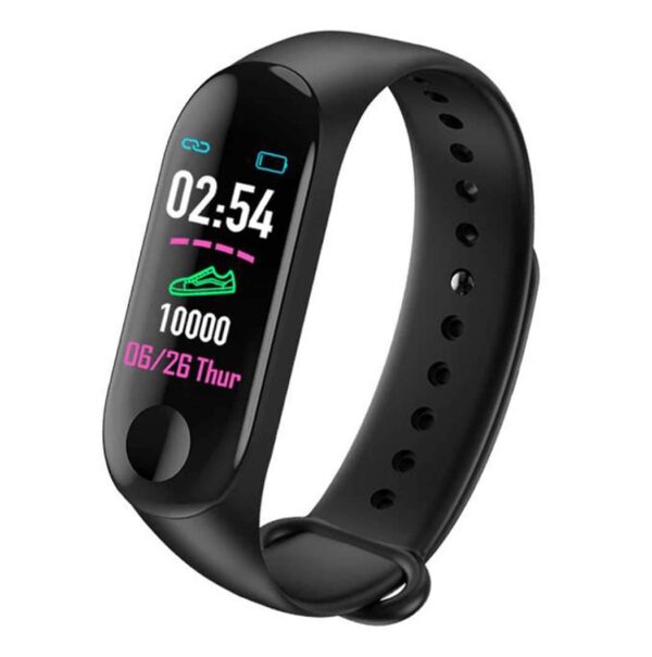 Exxelo Smart Fitness Activity Fitness Tracker Band | OLED Touch Display | Long Battery Life | Heart Rate Monitoring