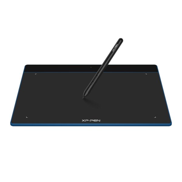 XPPen Deco Fun L 10x6 Inches Graphic Tablet, 8192 Pressure Levels, Battery-Free Stylus, Ideal for Online Teaching, Animation, VFX & Design Beginners, Supports Windows/Mac/Linux/Android - Blue