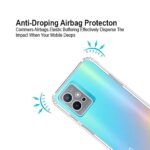 JGD PRODUCTS Protective Soft Back Case Cover for Vivo T1 5G / Vivo Y75 5G / iQOO Z6 5G (Transparent) [Inside Bumper Corners with Air Cushion Technology]