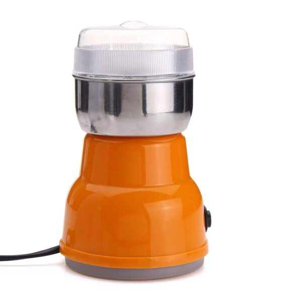 HARIKRUPEX Mini Electric Stainless Steel Grinding Milling Machine Semi-Automatic Coffee Herbs Spices Nuts Grains Bean Grinder Machine Home (Color May me Vary Random Colour Will be Sent)