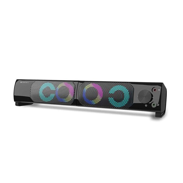 (Refurbished) Zebronics Zeb Wonderbar 10 USB Powered 2.0 Computer Speaker with RGB Lights