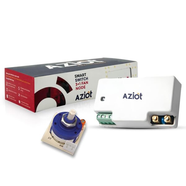 AZIOT 3+1 Fan Smart Switch - Wifi/Bluetooth Communication - Made in India - Timer Function - Works with Google Home and Amazon Alexa… (3+1 Node)