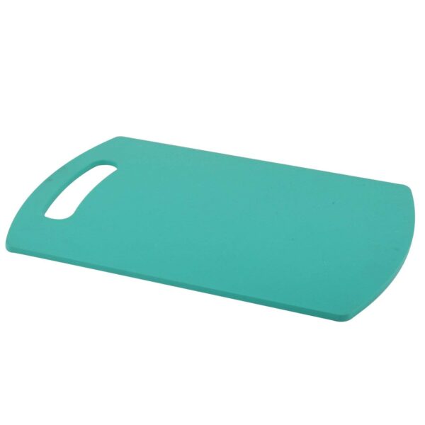 Amazon Brand - Solimo Plastic Cutting/Chopping Board - Turquoise Blue