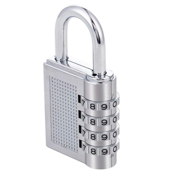 Tiny Cute 4-Digit Safe PIN Hand Bag Shaped Combination Padlock Lock (Color May Vary)