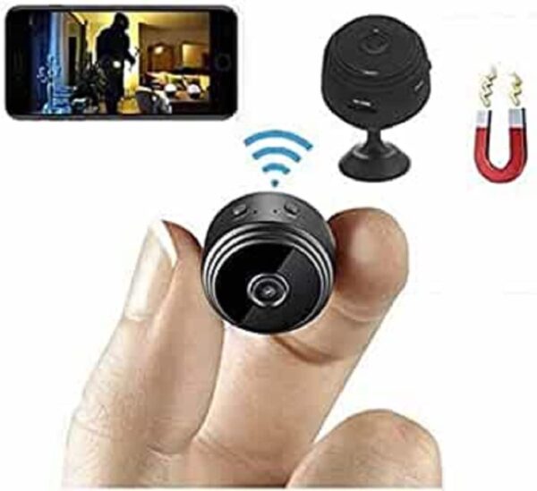 KSBOY 1080p HD Picture Quality Intelligent Indoor with Remote View Live Stream, Built-in Battery Night Vision, Motion Detection Wireless Remote View Home Security Camera (Magnet Camera)