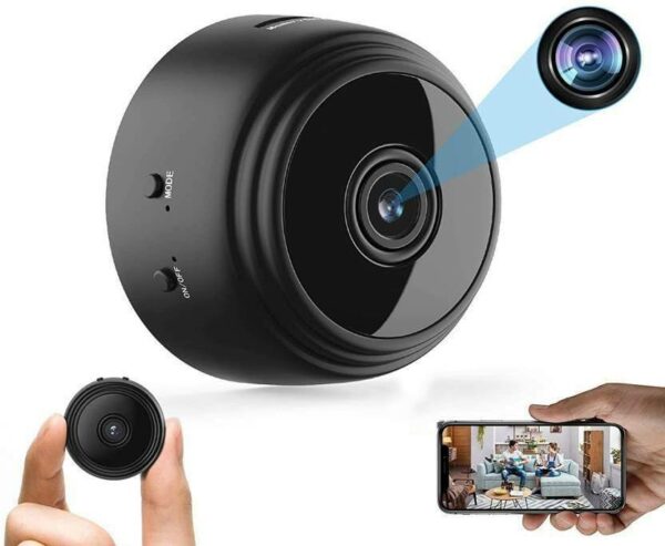 Ducncon 1080P HD WiFi Security Camera with Night Vision, Magnetic Mount, and Live Streaming | Wireless Indoor Home Surveillance with Remote Viewing