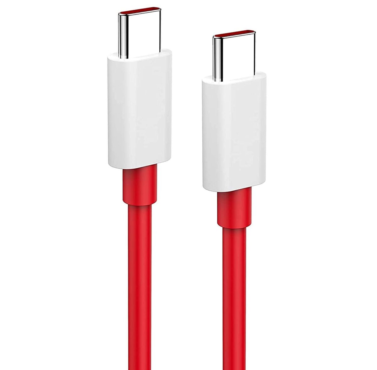 Type-C To Type-C Cable For Amazon Fire Max 11 Original USB Data & Charging Cable PD Dash WRAP Fast Charging 60W High Speed Rapid Fast Turbo QC 3.0 Charging Cable (RED, 4Amp, SZ.C)