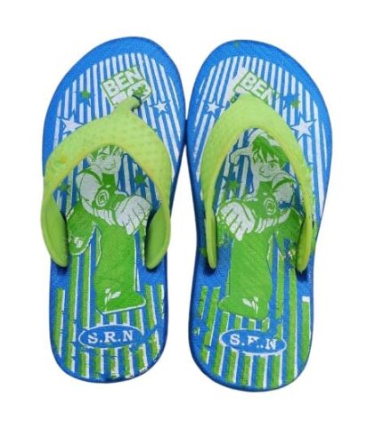 Printed Stylish & Comfortable Children Unisex Daily Use Casual Slipper(Blue)-No-10