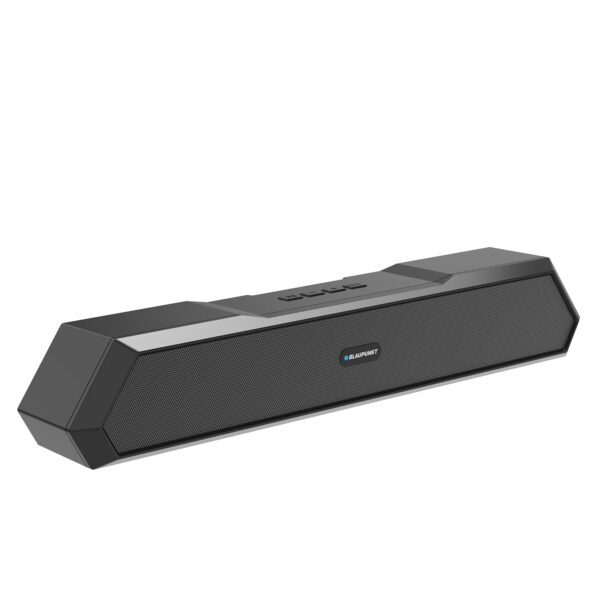 Blaupunkt Newly Launched SBA15 14W Bluetooth Soundbar I 1200 mAh Battery I TurboVolt Charging I AUX, Bluetooth, USB & TWS I Mini Gaming BT Speaker for TV, Mobile, PC, Tablets, Laptops (Premium Black)