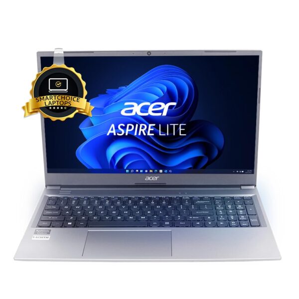 Acer [Smartchoice Aspire Lite AMD Ryzen 7 5700U Premium Thin and Light Laptop (Windows 11 Home/16 GB RAM/512 GB SSD/MSO) AL15-41 with 39.62 cm (15.6") Full HD Display, Metal Body, Steel Gray, 1.6 KG