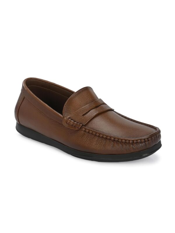 egoss Genuine Leather Loafer Casual Shoes for Men - SH-56