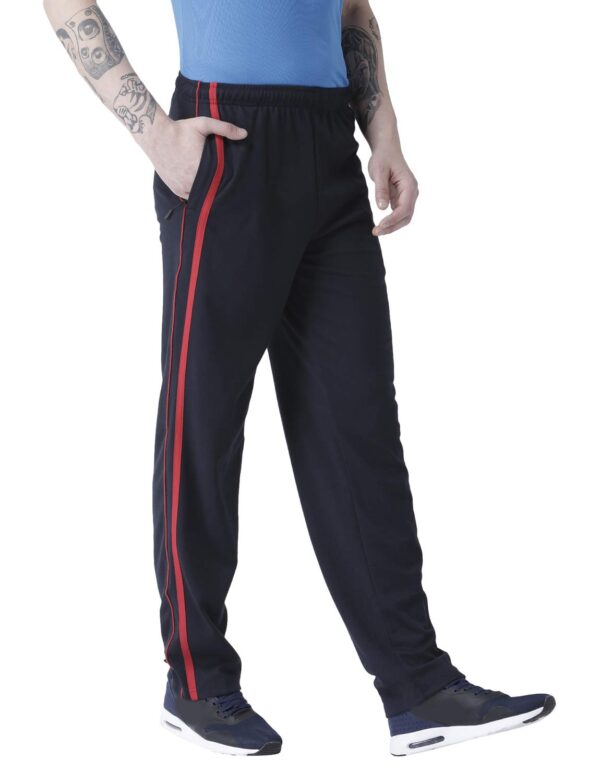 berge' Men Cotton Polyester Comfy Regular Fit Sports Quality Track Pants with Secure Zipper Pocket, Casual Wear Lower Tracks Pant