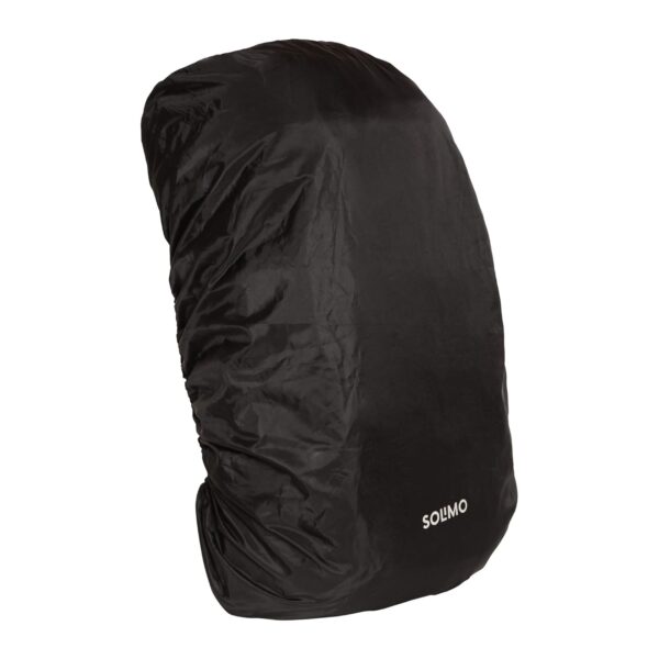 Amazon Brand - Solimo Rain & Dust Cover for Backpack (Black)