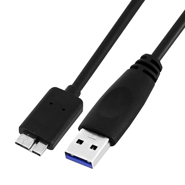 Storite 20CM USB 3.0 Cable A to Micro B high Speed Upto 5 Gbps Data Transfer Cable for Portable External Hard Drive - Black