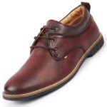 FAUSTO Men's Formal Lace Up Oxford Shoes for Office|Meetings|Daily|Comfort|Fashion|Stylish|Parties|Outdoor|Occasions|Lightweight with TPR Welted Sole (6-13 UK)