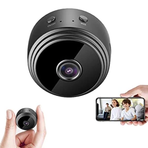 Paroxysm CCTV Security System AP93 High HD Focus Magnet Camera Mini Wi-Fi Live Stream Night Vision IP Wireless 1080P Audio Video Nanny Camera for Indoor Security