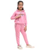 Kids Girl's Winter Sweatshirt/Hoodie with Pyjama Set | Kids clothing set for Boys and Girls | Combo Pack of 3