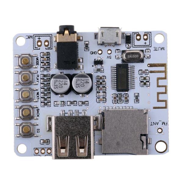 MJH Bluetooth Audio Receiver with USB TF Card Decoding Board Preamp Module