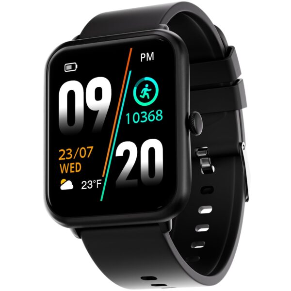 Fire-Boltt Ninja Call Pro Smart Watch Dual Chip Bluetooth Calling, 42.92mm (1.69 inch) HD Display, AI Voice Assistance with 100 Sports Modes, with SpO2 & Heart Rate Monitoring (Black)