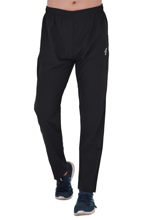 forbro Lycra Blend Regular fit Sport Track Pants for Men & Boys | Lower for Boys (Black)