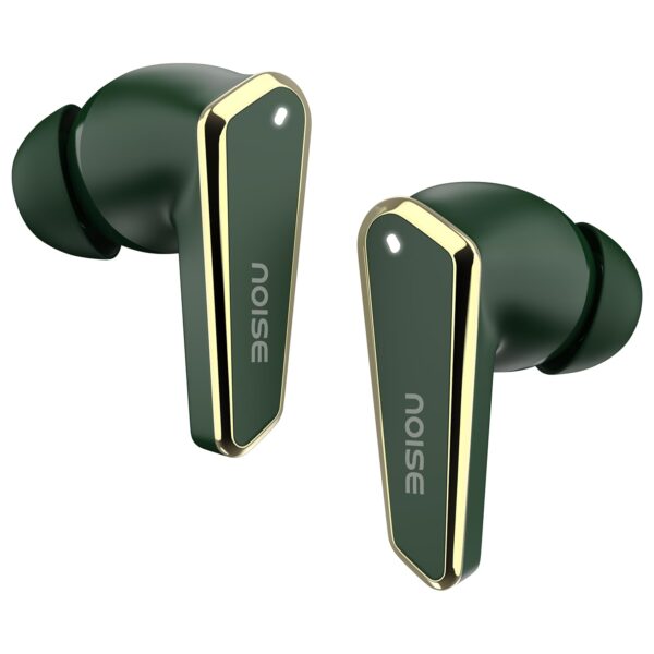 Noise Buds N1 in-Ear Truly Wireless Earbuds with Chrome Finish, 40H of Playtime, Quad Mic with ENC, Ultra Low Latency(up to 40 ms), Instacharge(10 min=120 min), BT v5.3(Forest Green)