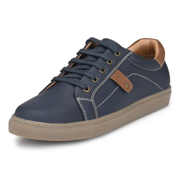 Centrino Mens 4457 Casual Shoes | Fashion Sneakers | Lace-Up Design | Rounded Front | Soft Cushioned Insole | Anti Skid Sole