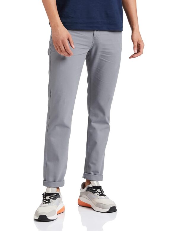 Amazon Brand - Symbol Men's Casual Cotton Pants | Scoop Pocket Chinos | Trousers (Regular Fit)