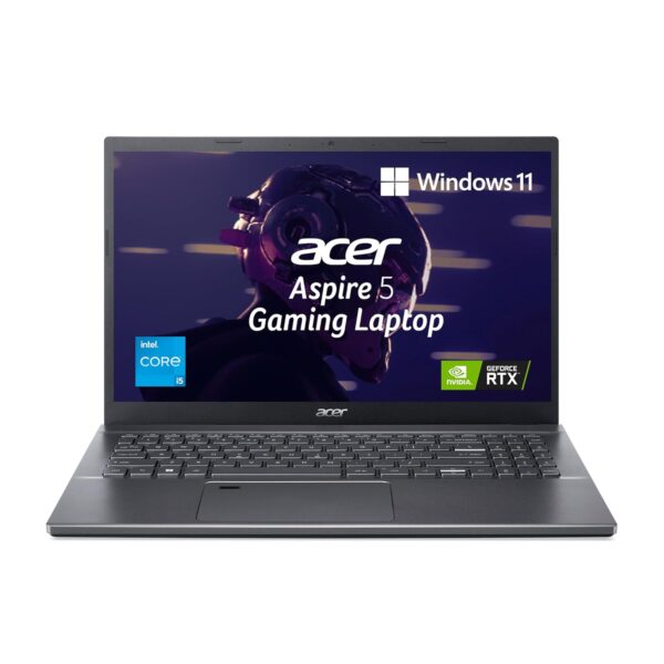 Acer Aspire 5 Gaming Intel Core i5 12th gen (12-Cores) (8 GB/512 GB SSD/Windows 11 Home/4 GB Graphics/NVIDIA GeForce RTX 2050) A515-57G/ Gaming Laptop (15.6 inch, Steel Gray 1.8 Kg