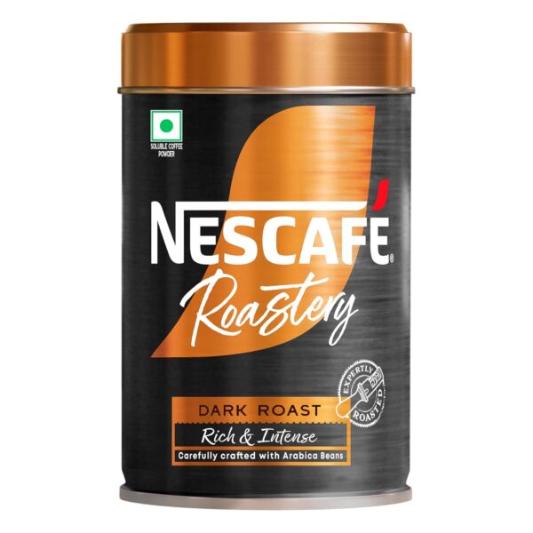 NESCAFE Roastery | Premium Imported Coffee | Dark Roast | Coffee for Coffee Lovers |Crafted by Master Roasters | Elevate your coffee experience | Rich & Intense Taste| 95g Tin (New Launch)