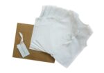 PICKSPARROW 100% Cambric Cotton Newborn Baby Clothes/Jhablas/Vests/Newborn Essentials (Pack of 6, Solid White, 0-1 Month)