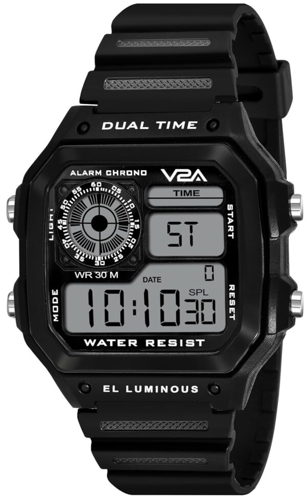 V2A Chronograph Ultra-Thin Unisex Multi Function Digital Sports Watch for Boy ANG Girls | Watch for Women | Wrist Watch for Men | Kid's Watch | Watches