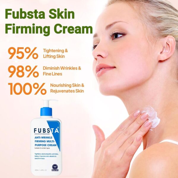 Fubsta Anti Wrinkle Firming Multi Purpose Cream for Skin Care and Age Defying Natural Hydration and Skin Repair for Fine Lines and Wrinkles (Pack Of 2) (100 ML + 100 ML)