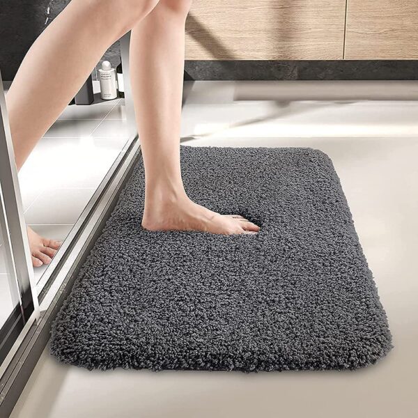 BARBET | Today Offer Sale Microfiber Doormat for Home 40x60 cm Pack of 1 Grey