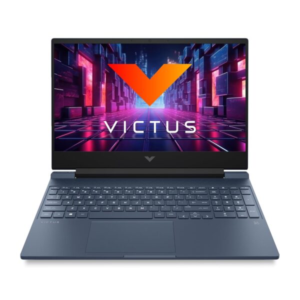 HP Victus Gaming, AMD Ryzen 5 5600H, NVIDIA RTX 3050, 16GB DDR4, 512GB SSD, 15.6-inch(39.6cm), 144Hz, 9MS, FHD Gaming Laptop, Backlit KB, 720p HD Camera (Win 11, Office 21, Blue, 2.29kg) fb0106AX