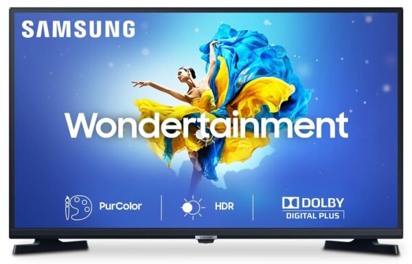 Samsung 80 cm (32 Inches) Wondertainment Series HD Ready LED Smart TV UA32T4340BKXXL (Glossy Black)