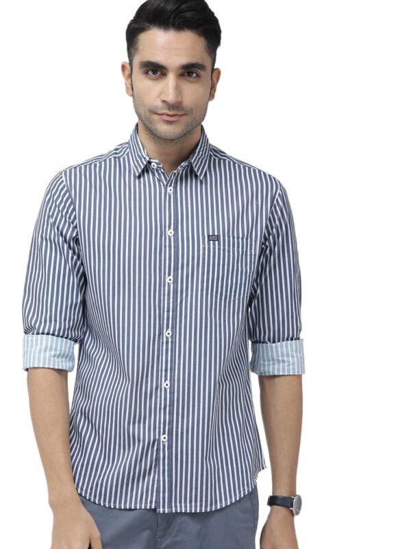 The Indian Garage Co Men Slim Fit Abstract Print Casual Shirt