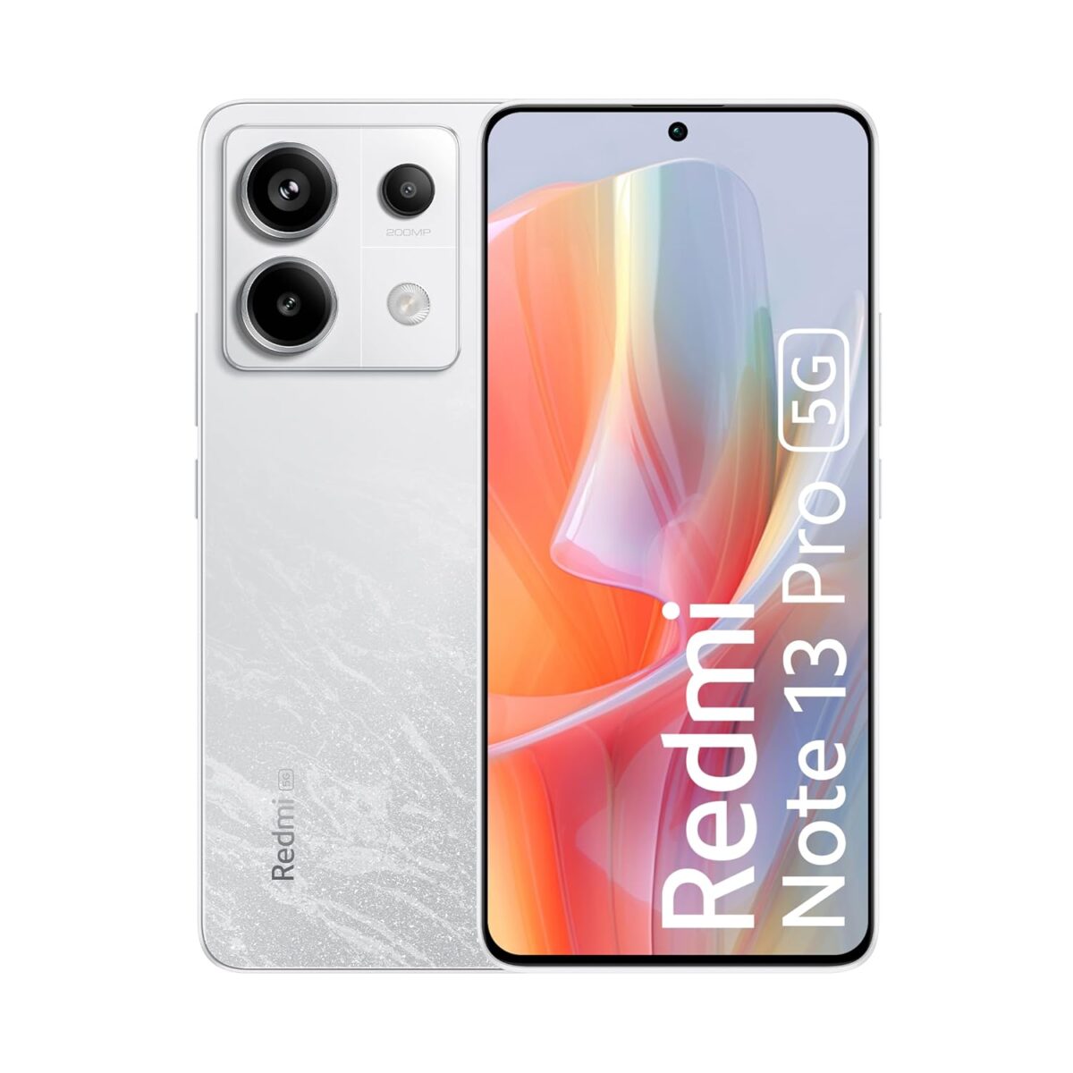 Redmi Note 13 Pro (Arctic White, 8GB RAM, 128GB Storage) | 1.5K AMOLED | 200MP Hi-Res Camera | Flagship 4nm SD 7s Gen 2 | 67W TurboCharge