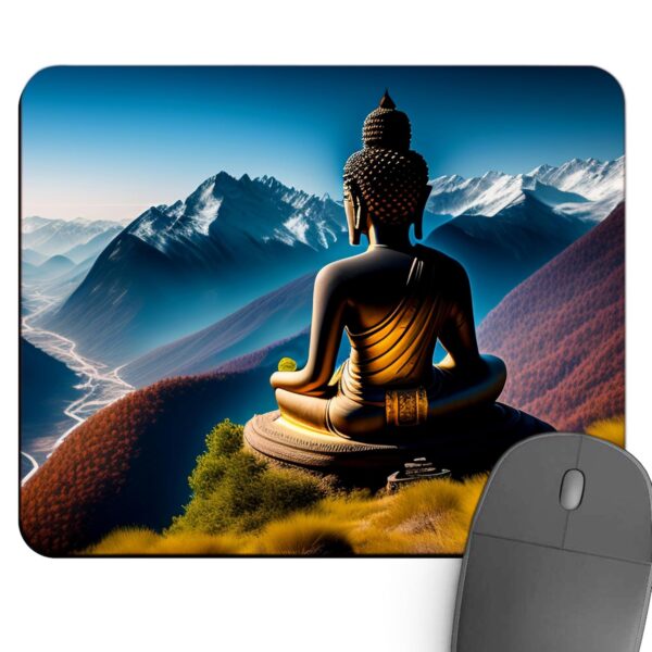 ApjGifts Anti Slip Round Edge Rubber Base Gaiming Mouse Pad for Pc, Laptop, Desktop for Office, Home Use Mate Finish Multicolour Nature (Design 5) (Design 9)