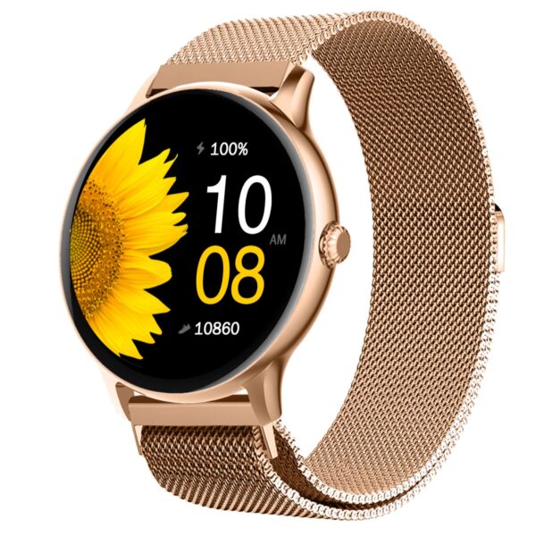 Fire-Boltt Phoenix Ultra Luxury Stainless Steel, Bluetooth Calling Smart Watch, AI Voice Assistant, Metal Body with 120+ Sports Modes, SpO2, Heart Rate Monitoring (Gold)