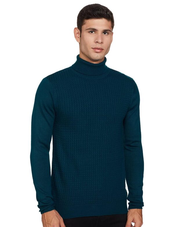 Amazon Brand - Symbol Men's Acrylic High Neck Sweater