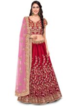 Zeel Clothing Women's Silk Lehenga Choli Readymade