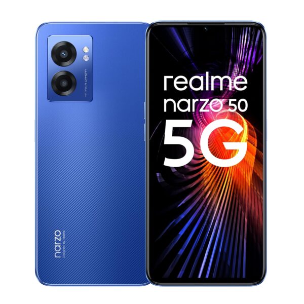 realme narzo 50 5G (Hyper Blue, 6GB RAM+128GB Storage) Dimensity 810 5G Processor | 48MP Ultra HD Camera